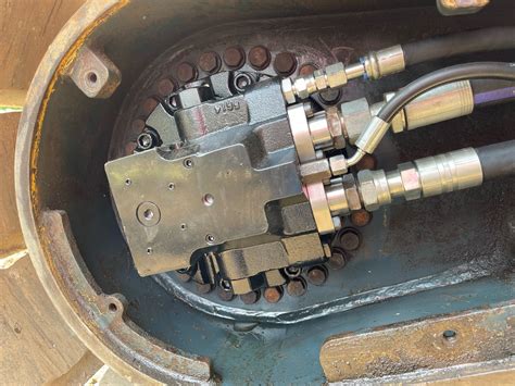 mini excavator drive motor replacement|mini final drive motor removal.